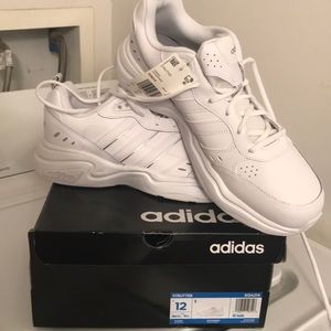 Adidas white and silver strutter size 12 men’s